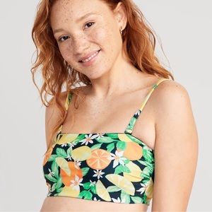 NWT OLD NAVY  Matching Bandeau Bikini Swim Top  Color: Fresh-Squeezed XL